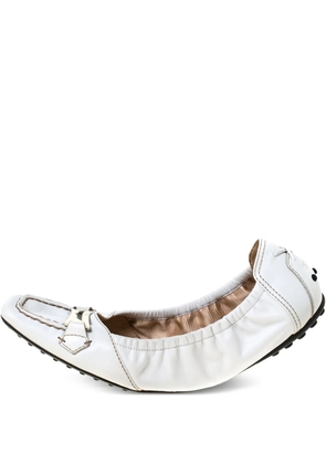 Tod's Vintage buckle-detail loafers - Grey