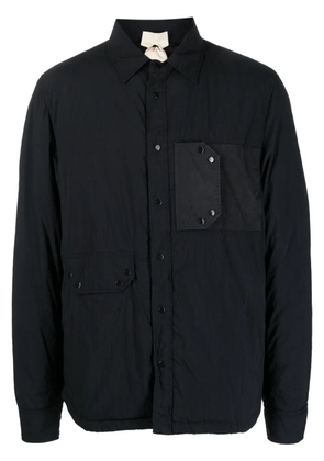 Ten C padded press-stud shirt jacket - Black