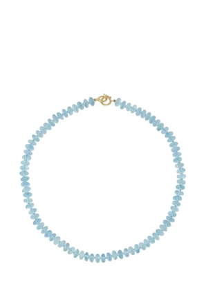 Irene Neuwirth 18kt yellow gold Beaded Candy aquamarine necklace