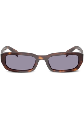 Prada Eyewear rectangle-frame sunglasses - Brown