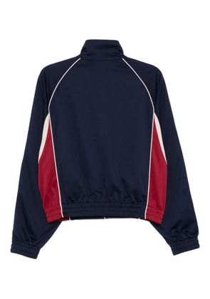 We11done contrast track jacket - Blue