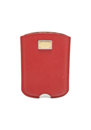 Dolce & Gabbana Pre-Owned logo-plaque Blackberry phone case - Red