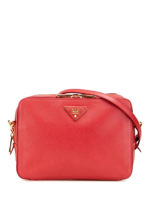 Prada Pre-Owned 2013-2025 Saffiano Double Zip crossbody bag - Red