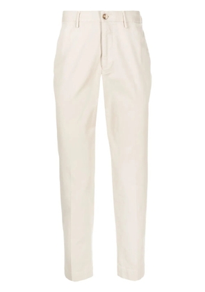 Incotex tapered-leg chino trousers - Neutrals