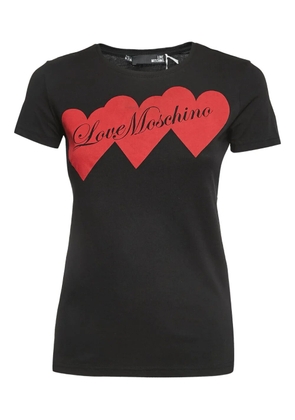 Moschino Pre-Owned Heart-motif T-shirt - Black