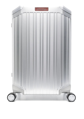PIQUADRO medium aluminium suitcase - Grey