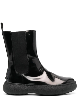 Tod's elasticated ankle boots - Black