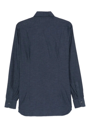 Barba button-fastening shirt - Blue