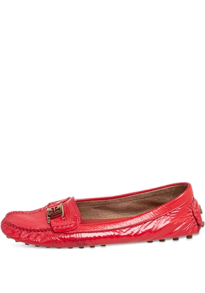 Tory Burch pre-owned patent-leather loafers - Red