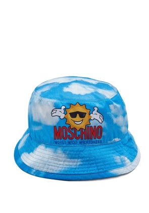 Moschino Pre-Owned x Palace cloud-print bucket hat - Blue