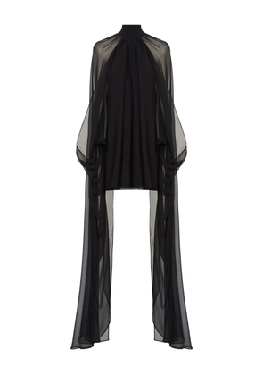 Taller Marmo Eterea high-neck mini dress - Black