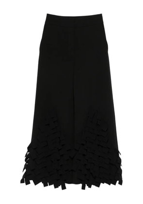 A.W.A.K.E. Mode rectangle-detail trousers - Black