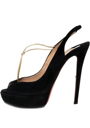 Christian Louboutin Pre-Owned 135mm Alta Spritney slingback pumps - Black