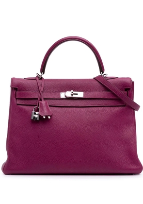 Hermès Pre-Owned 2011 Togo Kelly II Retourne 35 satchel - Purple