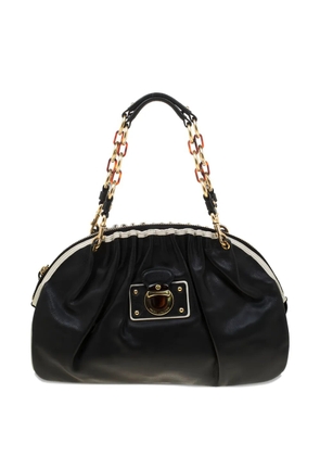 Marc Jacobs Vintage Capra leather chain satchel bag - Black