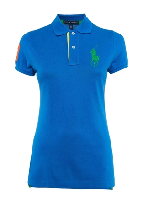Polo Ralph Lauren Vintage logo-embroidered polo shirt - Blue