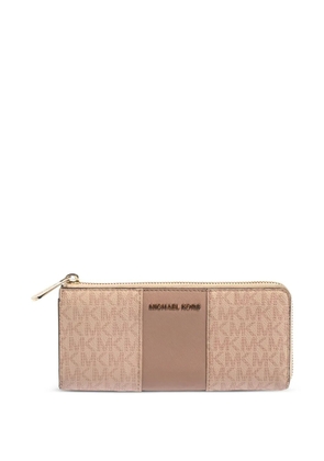 Michael Kors Vintage pre-owned monogram zip wallet - Neutrals