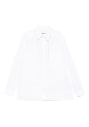 MORDECAI cord-detail shirt - White
