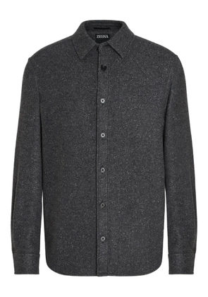 Zegna long-sleeves collared shirt - Grey