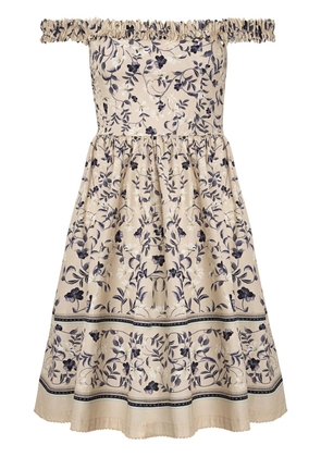 Agua By Agua Bendita Achiote mini dress - Neutrals