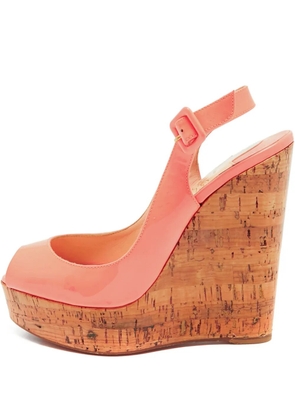 Christian Louboutin Pre-Owned 135mm platform pumps - Pink