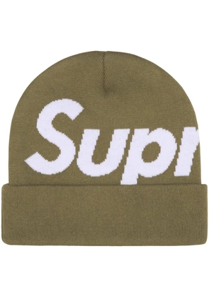 Supreme Big Logo beanie - Green