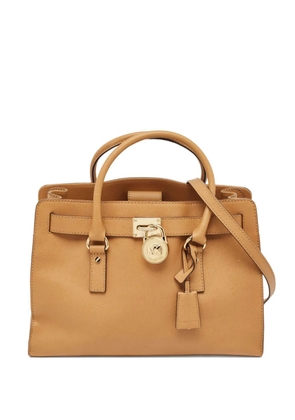 Michael Kors Vintage Hamilton Saffiano-leather tote bag - Neutrals