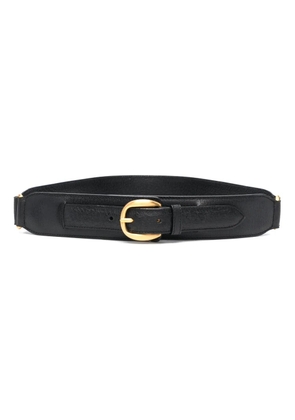 Gucci Pre-Owned 2000s leather buckle belt - Black