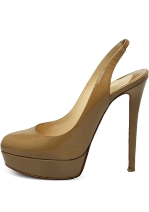 Christian Louboutin Pre-Owned 135mm Bianca pumps - Neutrals