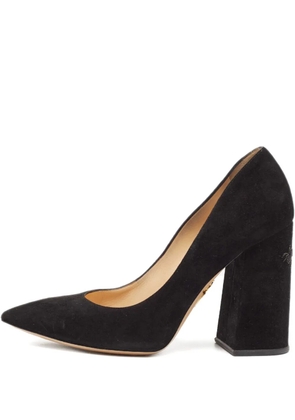Charlotte Olympia 110mm leather heeled pumps - Black