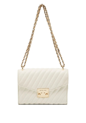 Michael Kors Vintage quilted leather shoulder bag - White