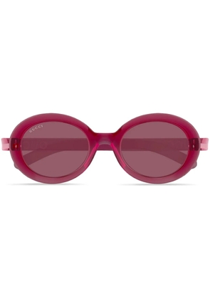 Gucci Eyewear round-frame sunglasses - Red