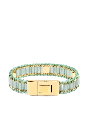 Nialaya Jewelry aventurine stud bracelet - Green