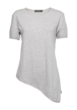 Dolce & Gabbana Pre-Owned asymmetric short-sleeve t-shirt - Grey