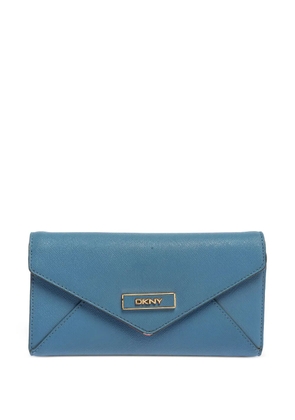 DKNY Vintage pre-owned leather wallet - Blue