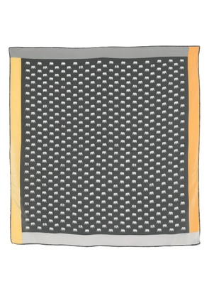 CHANEL Pre-Owned 1970s elephant-print scarf - Grey