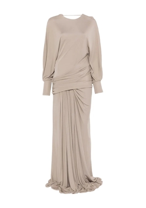 Christopher Esber draped jersey dress - Grey