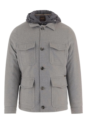 Moorer Monti hooded jacket - Grey