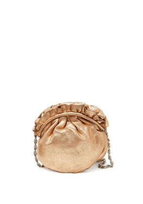 Elie Tahari pre-owned ruched shoulder bag - Gold