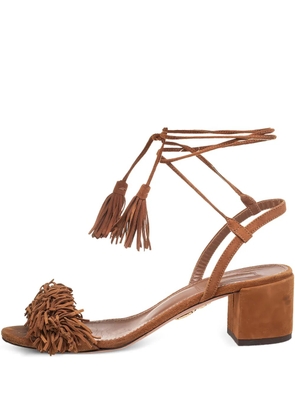 Aquazzura pre-owned 55mm Wild Thing sandals - Brown