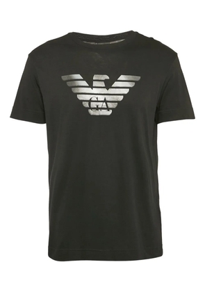 Emporio Armani Pre-Owned eagle logo-print T-shirt - Black