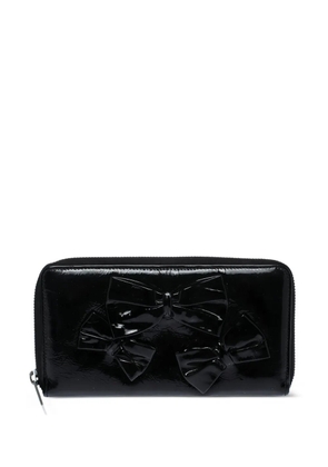 Valentino Garavani Pre-Owned bow-detail wallet - Black