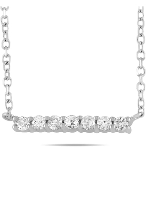 LB Exclusive 14K white gold diamond necklace