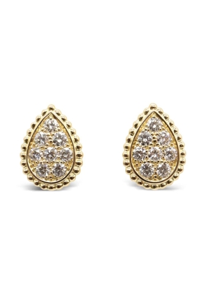 Boucheron Pre-Owned 2010s 18K yellow gold Serpent Bohème earrings small diamond earrings