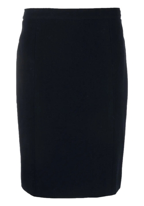 CHANEL Pre-Owned 1990s pencil skirt - Blue