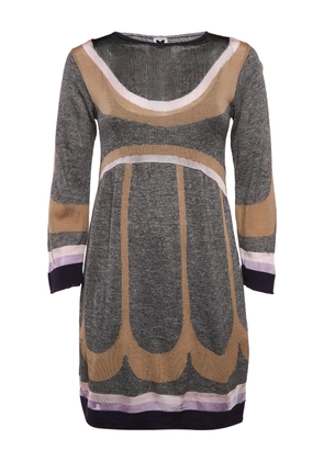 Missoni Pre-Owned geometric-pattern knit dress - Grey