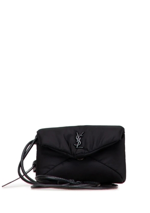 Saint Laurent Pre-Owned 2024 Mini Nylon Cassandre Envelope pouch - Black