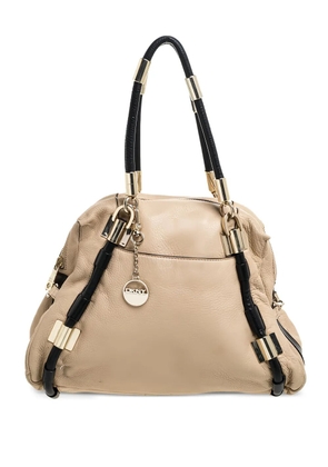 DKNY Vintage leather tote bag - Neutrals