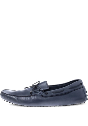 Tod's Vintage pre-owned leather loafers - Grey