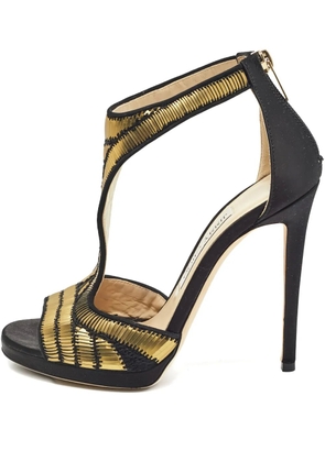 Jimmy Choo Pre-Owned 2024 embellished sandals - Black